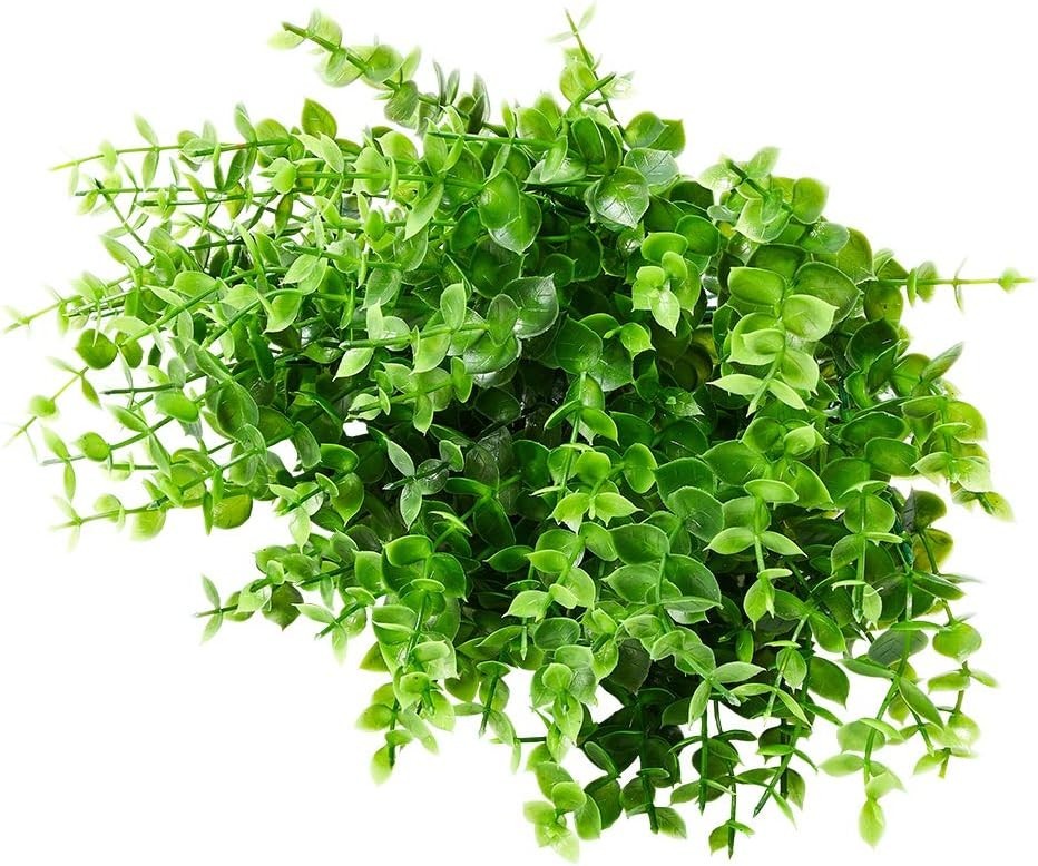 Realistic 8 Bundles Artificial Boxwood for Charming Indoor & Outdoor Displays
