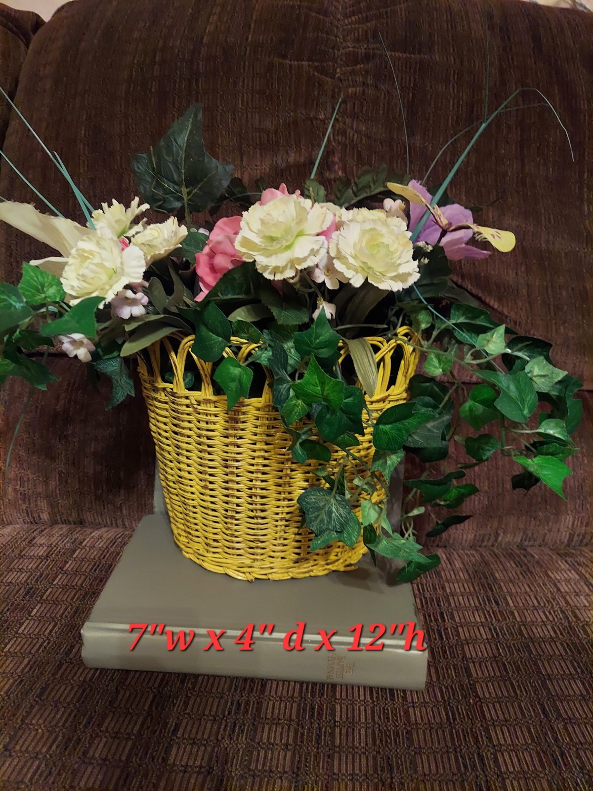 Handmade Hanging Basket Floral Arrangement