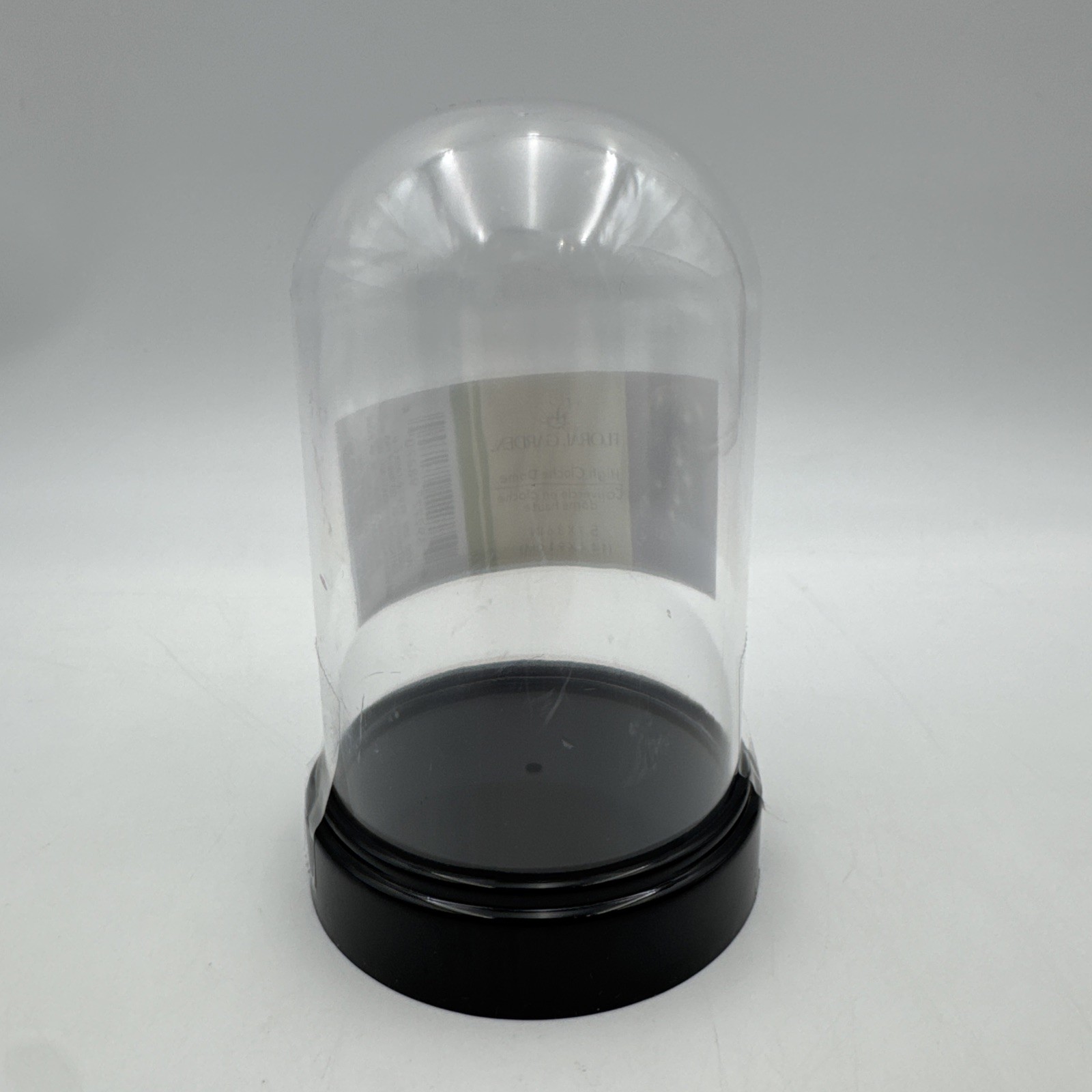 4 Lot Floral Garden High Cloche Dome Acrylic Display Case Home Decor 5.7×3.6