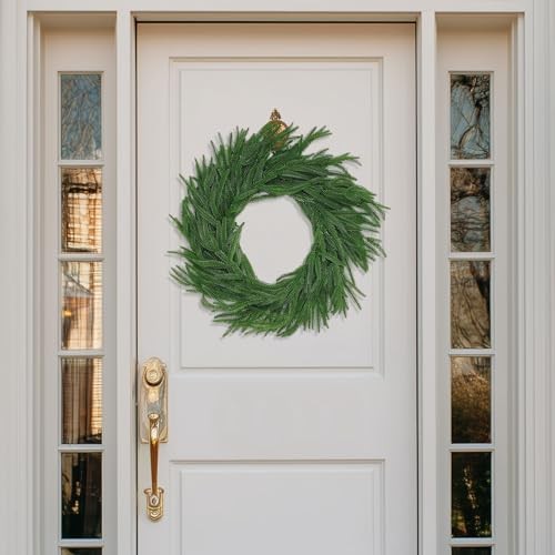 4 Pcs 6 Ft Artificial Norfolk Pine Garland, Real Touch Dense Faux 6FT-4PCS