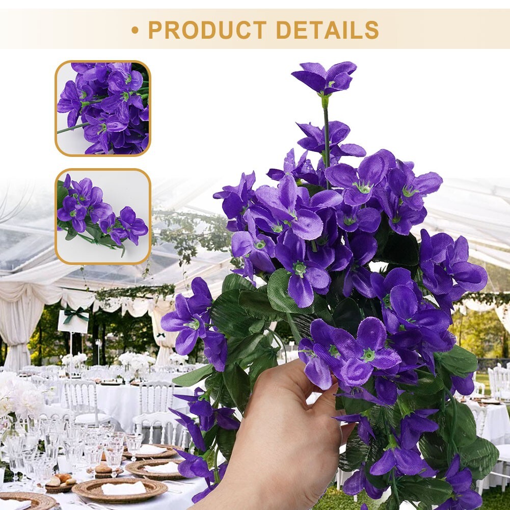 85cm Hanging Wall Artificial Fake Silk Flowers Rattan Plant Vine Home Decor
