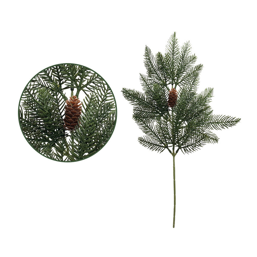 1Pc Fake Pine Branches Pine Needles 4 Type Thanksgiving Home Restaurant Decor