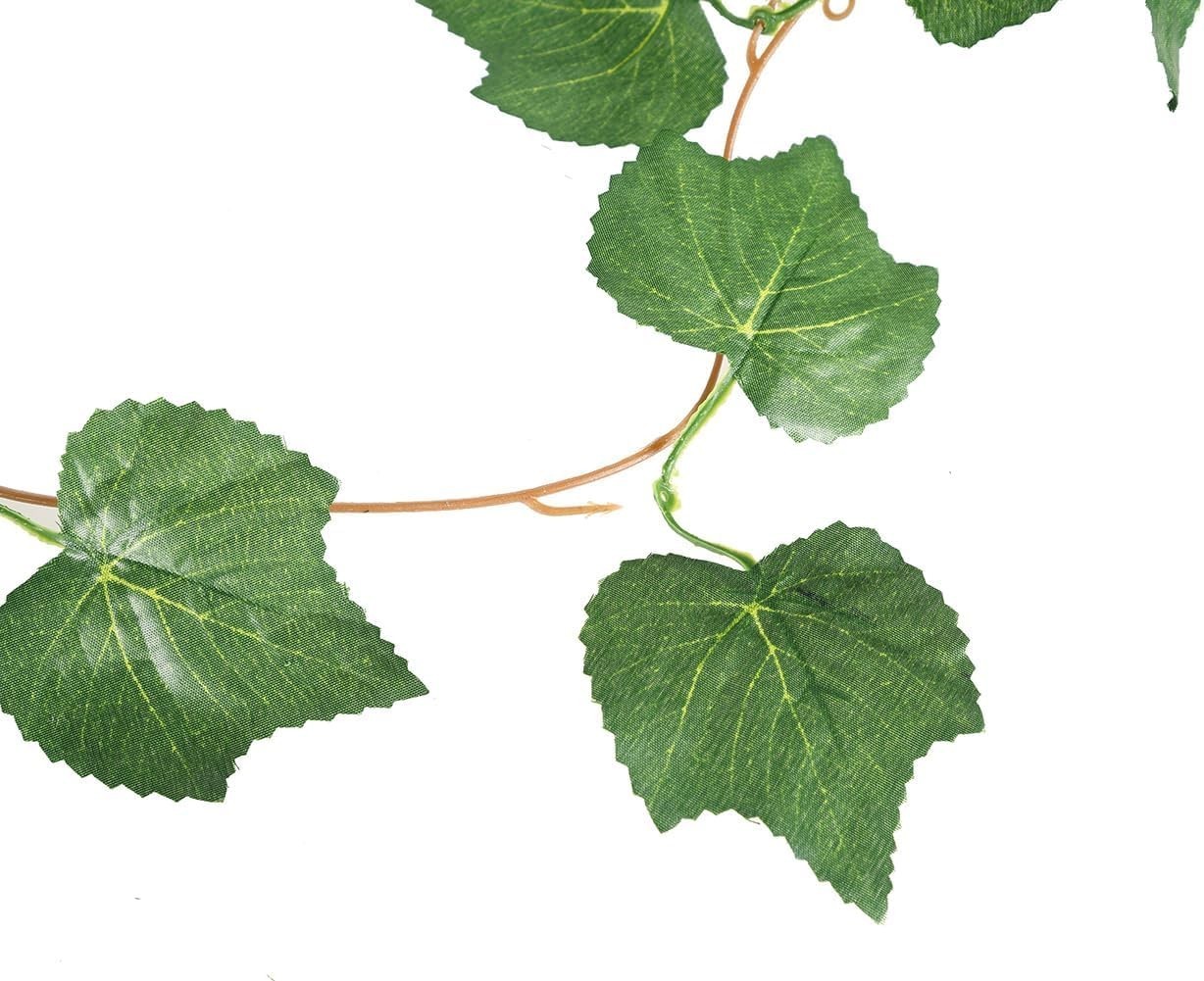 Reusable Artificial Grape Plant Garlands – 36 Leaves for Stunning Fall Display