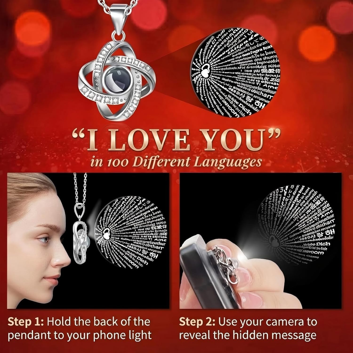 Preserved Red Real Rose-Eternal Flowers Rose Gifts for Mom Grandma Wife Girlfrie