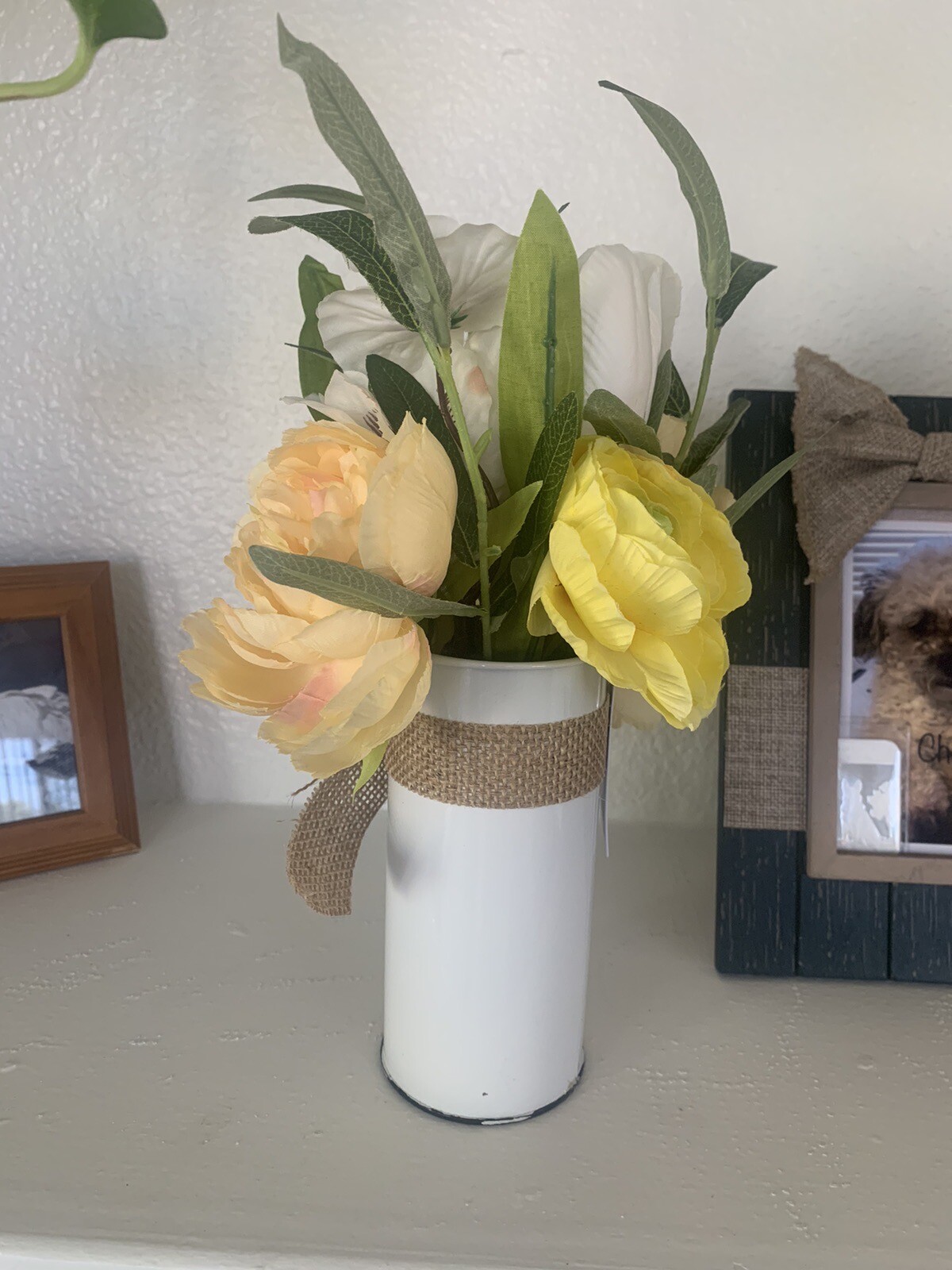 NWT Sonoma Goods For Life Artificial Pastel Floral Table Decor