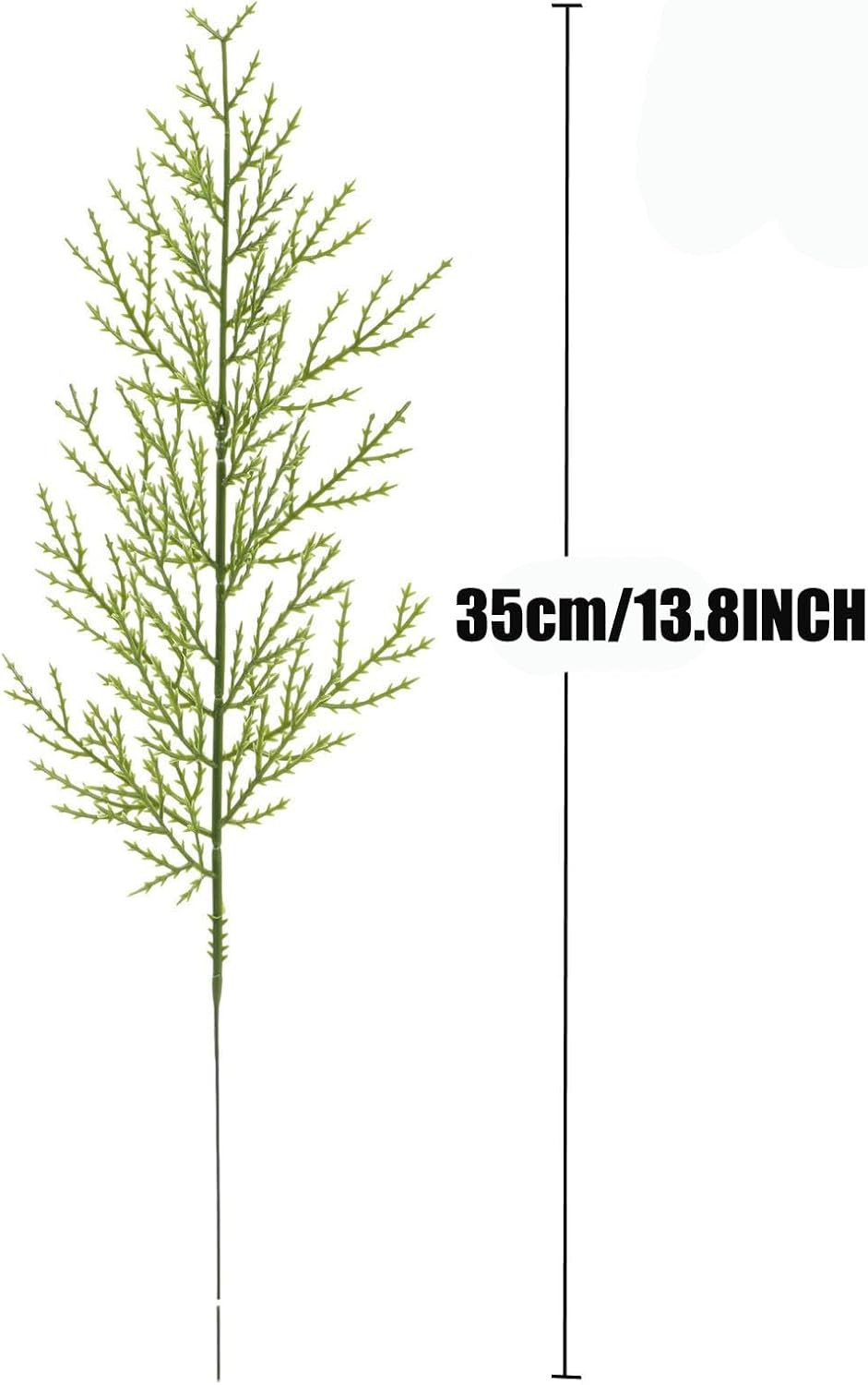 30 Artificial Pine Branches for Christmas Tree Decor and Wreath Making