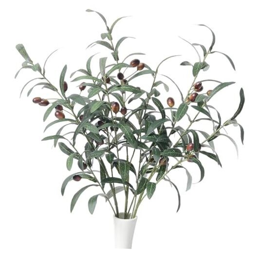 Olive Branches for Vases Artificial Olive Branches Faux Tree 28.7 Inches
