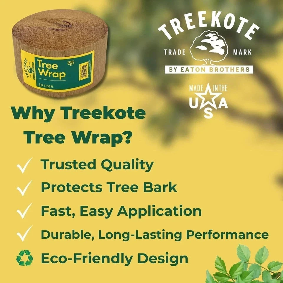 2 Pack Tree Wrap Protector Frost Sun Pest Guard Breathable Trunk Cover