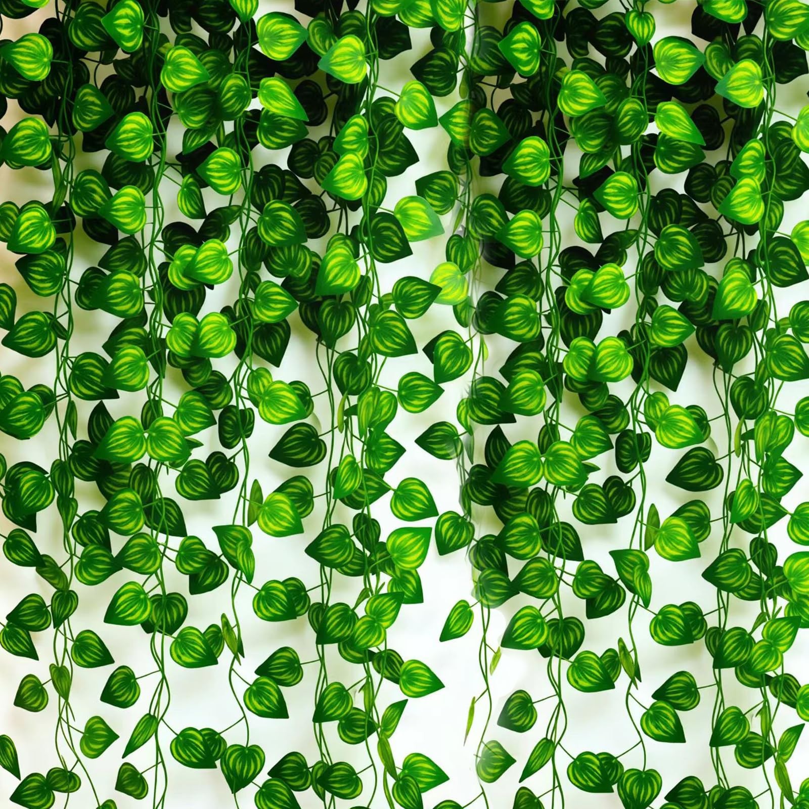 Fake Vines for Room Decoration Artificial Ivy Garland Hanging Vines Faux Vine…