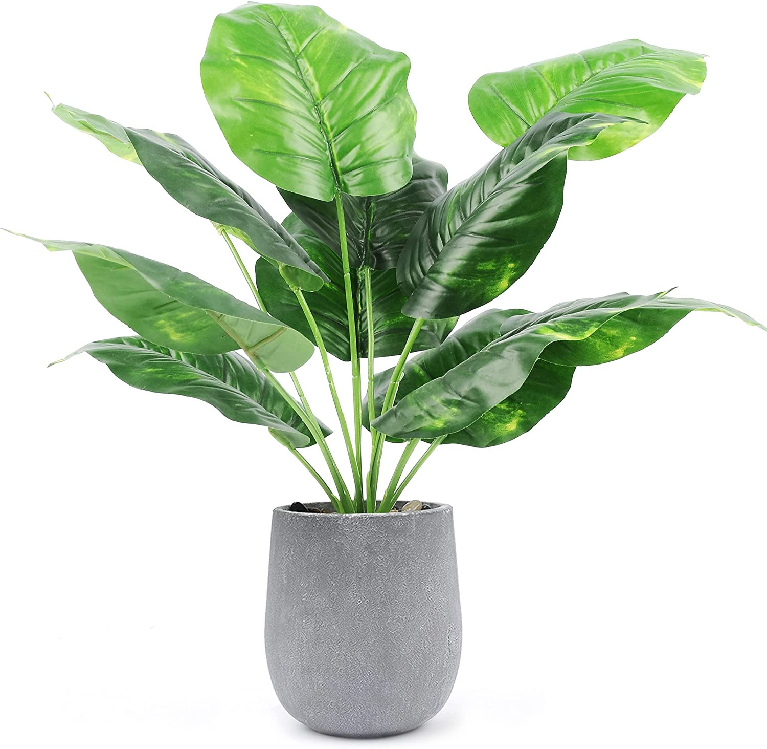 Der Rose 16″ Small Plants Artificial Mini Potted Faux Office Home Kitchen Decor