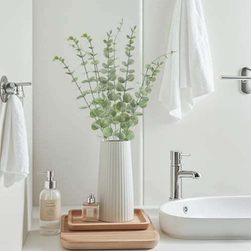 20pcs Eucalyptus Stems Artificial Eucalyptus Leaves Stems Artificial Fake