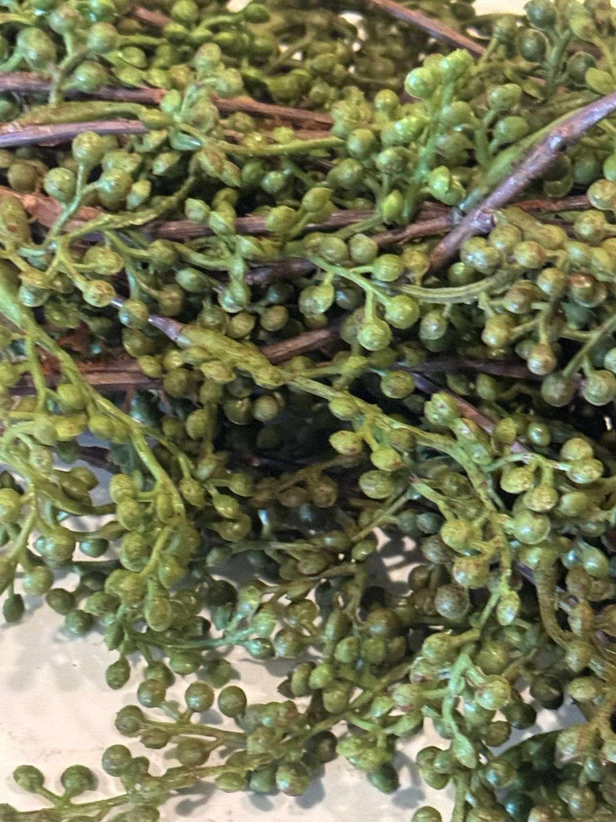 Threshold Set 3 Faux Trailing Green Stems 28″ Greenery String of Pearls Branches