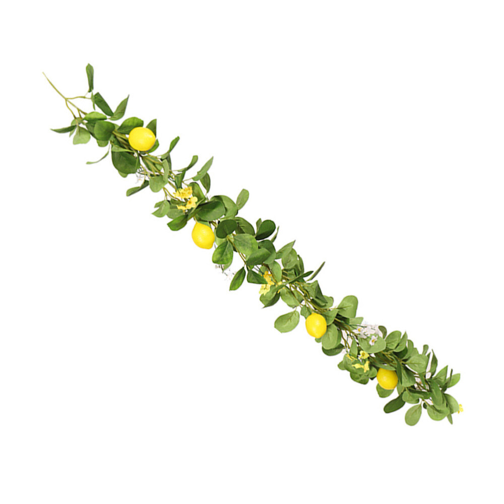 Artificial Lemon Rattan Decor Hanging Lemon Vine Decor Household Hanging
