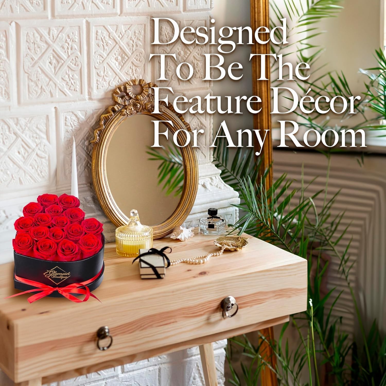Forever Red Roses Gift Box – Timeless Preserved Flowers for Special Occasions