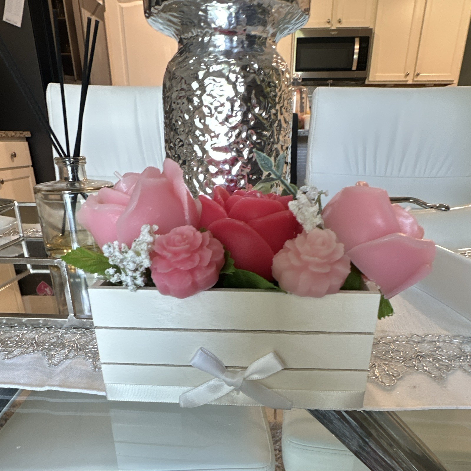 Organic candles bouquets (variety of colors and scents) for any occasion.