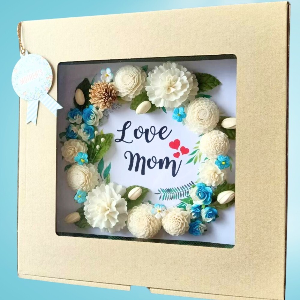 Carnation Blooms of Love: A Mother’s Day Present in a Craft Box, gifts for mom.