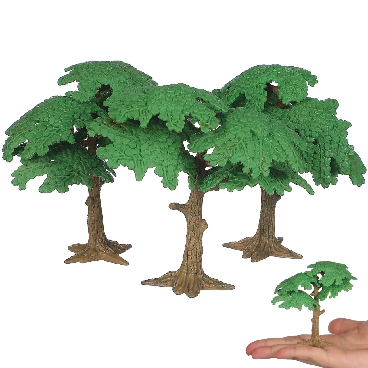 3 Pcs Model Trees Cypress Miniature Diorama Trees for Crafts, Fake Plants Fig…