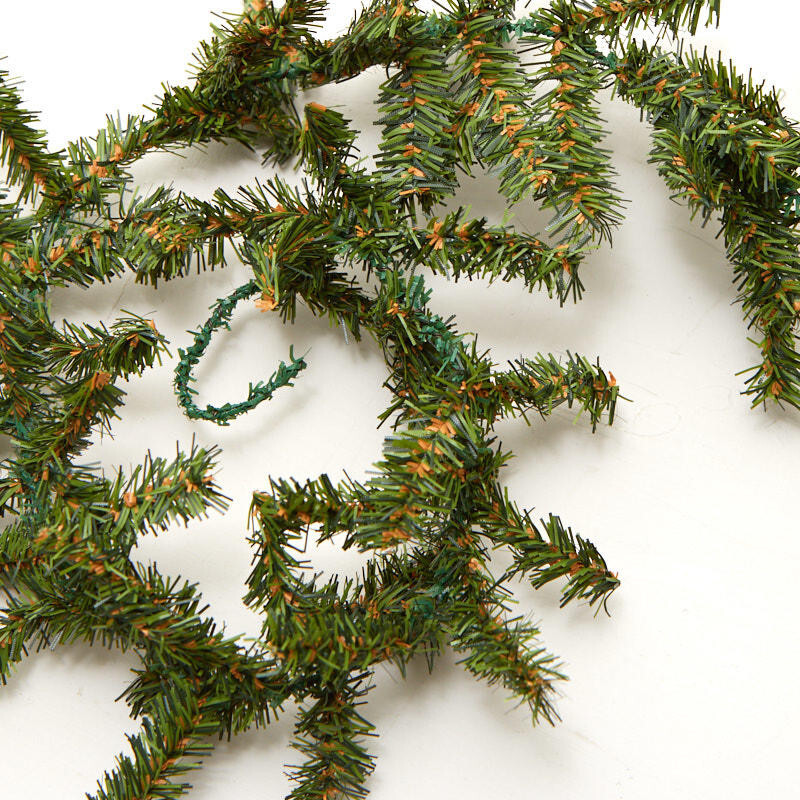 18 Feet of Mini Artificial Canadian Pine Roping Garland