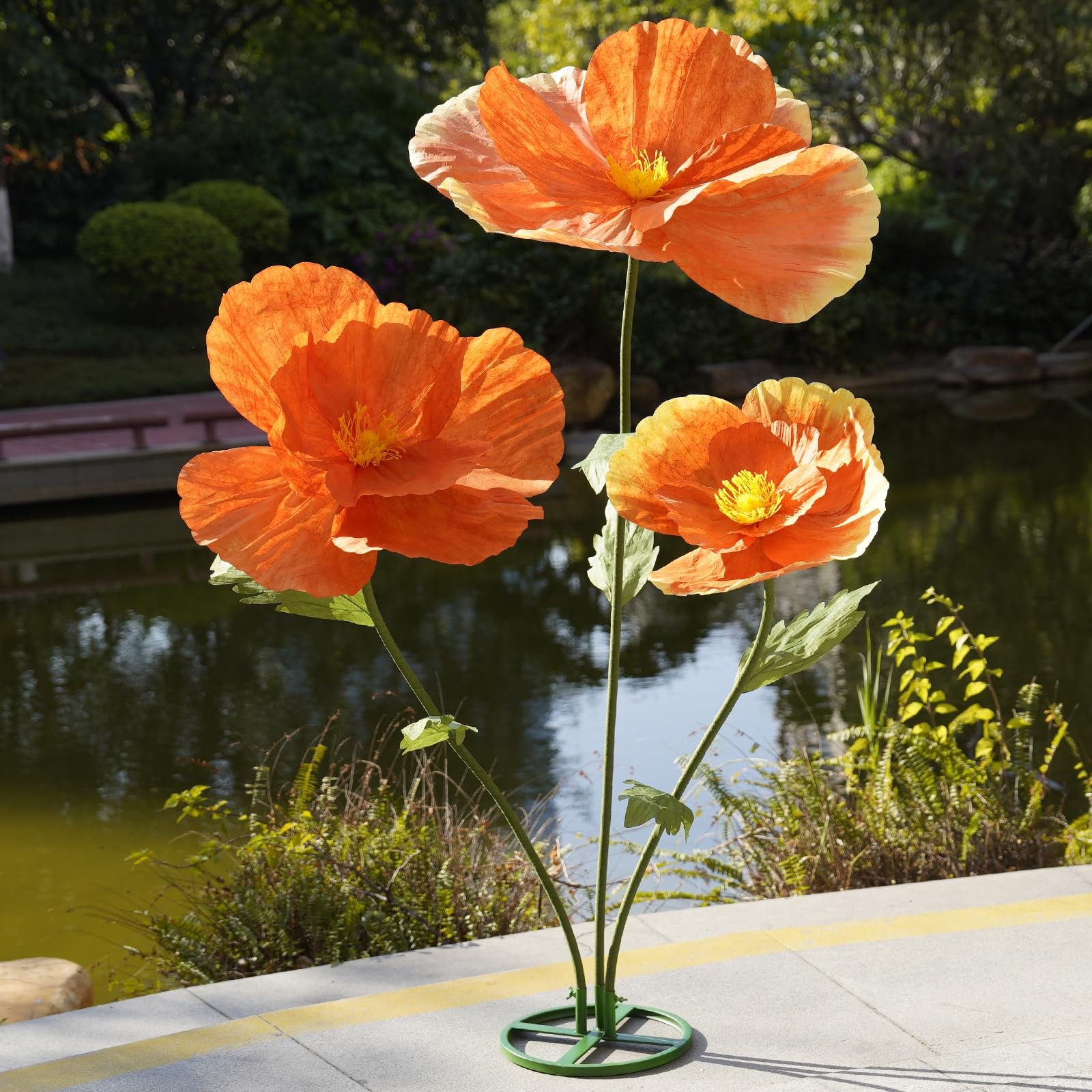 Giant Flowers,Oversized Artificial Flower with Gradient Petals,Large Floral D…