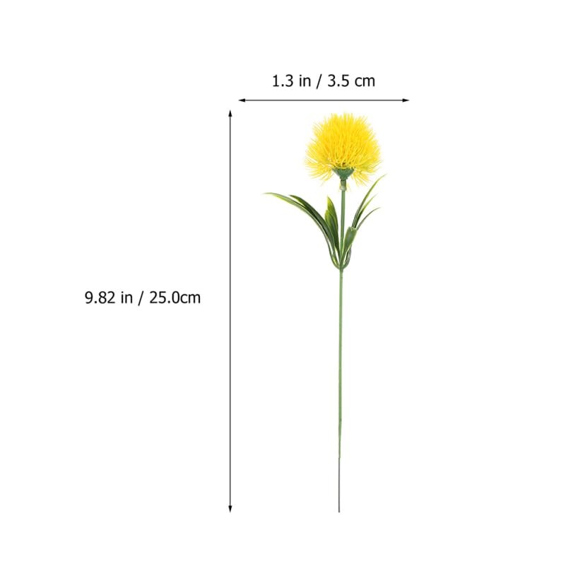 Artificial Dandelion Flowers 1.38 Inch Faux Dandelions Bouquet for Home Weddi…
