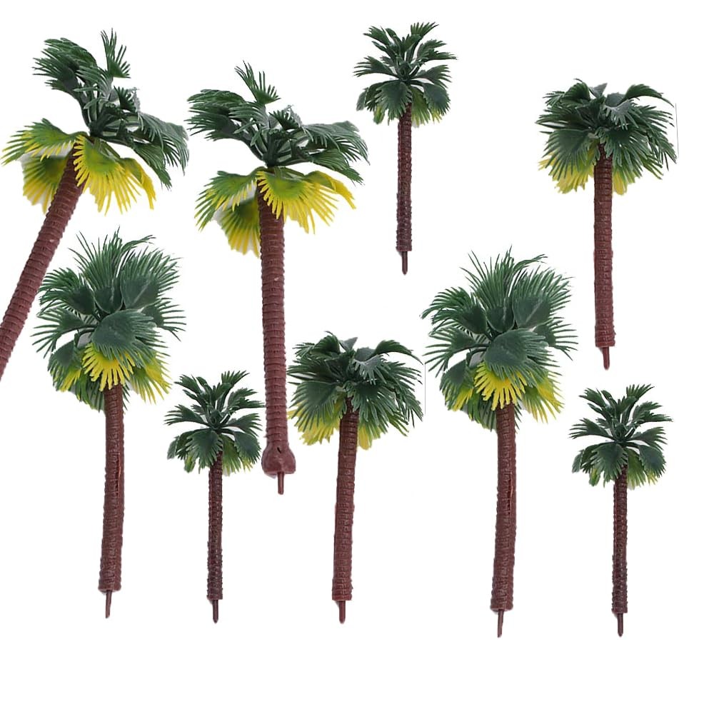 20PCS Palm Tree Model Trees, Artificial Coconut Palm Tree,Realistic Coconut T…
