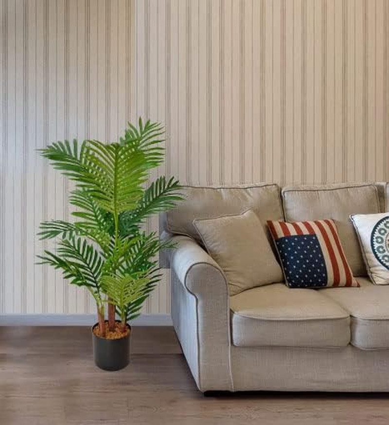36″ Artificial Areca Palm Tree – Perfect Indoor/Outdoor Decor & Housewarming Gif