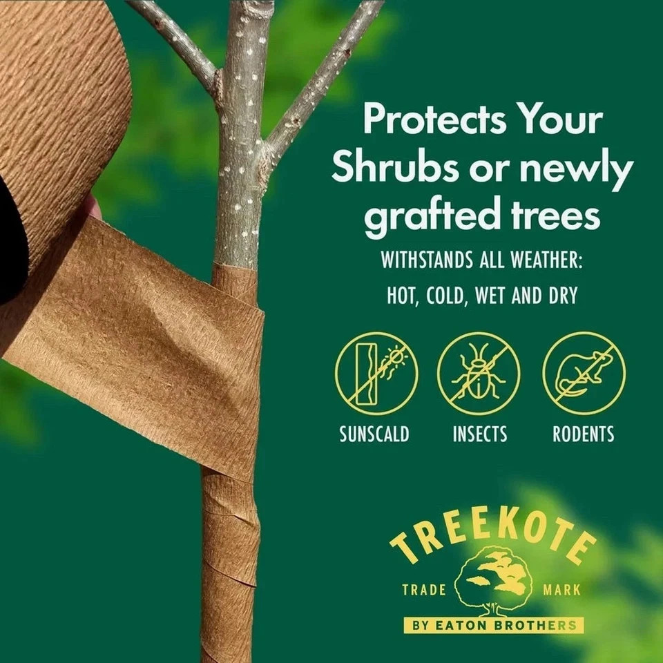 2 Pack Tree Wrap Protector Frost Sun Pest Guard Breathable Trunk Cover