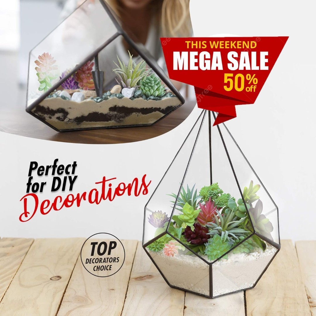 Artificial Succulents Fake Plants 16 Pcs Set Faux Plants Indoor Home Decor