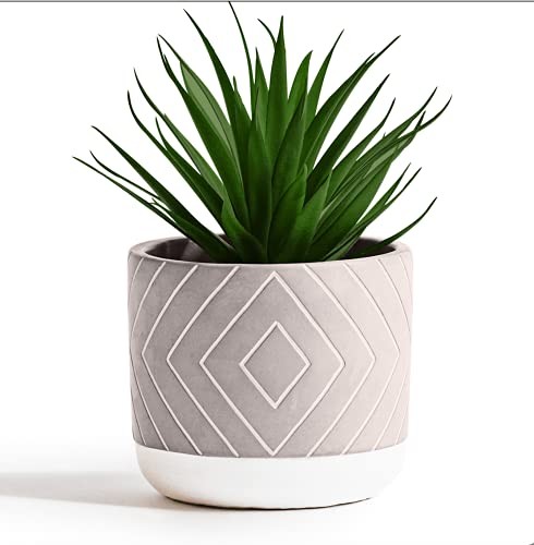 8″ x 4.5″ Beautiful Fake Plant | Artificial Potted Plant Decor | Faux