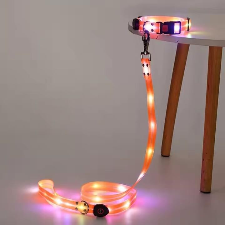 LED Glowing Nylon Strip Night Safety Decorative Ribbon Adjustable Luminous Strip