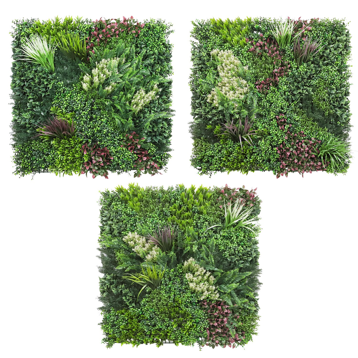 40″ x 40″ Artificial Faux Plant Fence Panel Wall Decor Grass for House Office