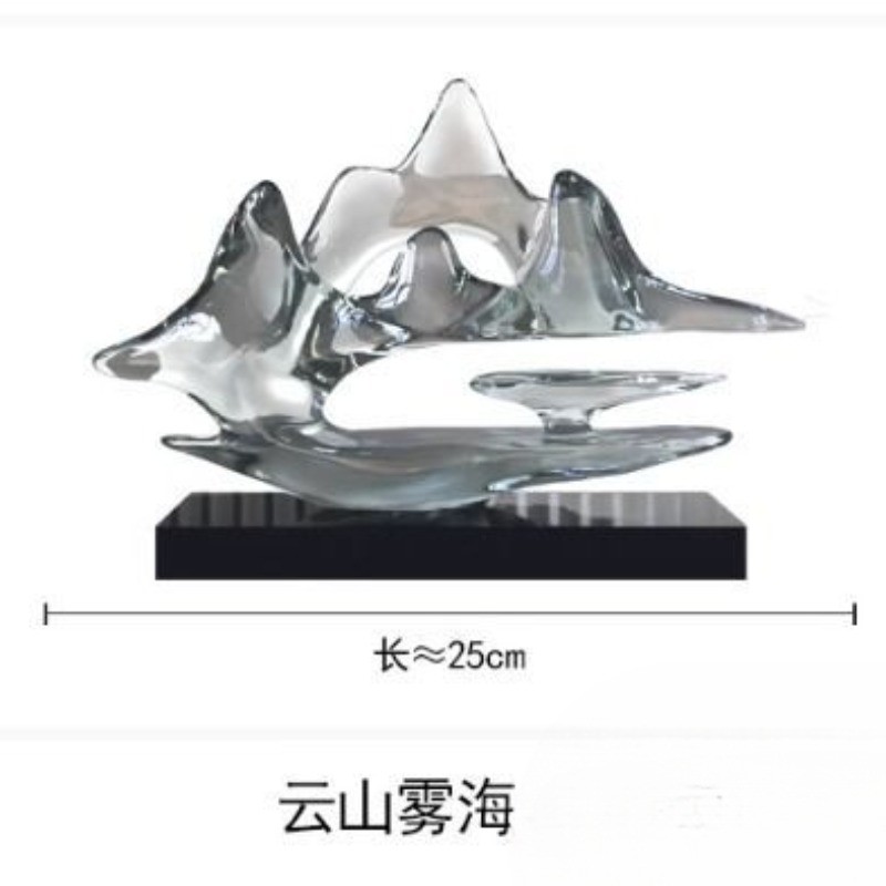 Chinese Landscape Decor Modern Rock Sculpture Home Office Gift Housewarming