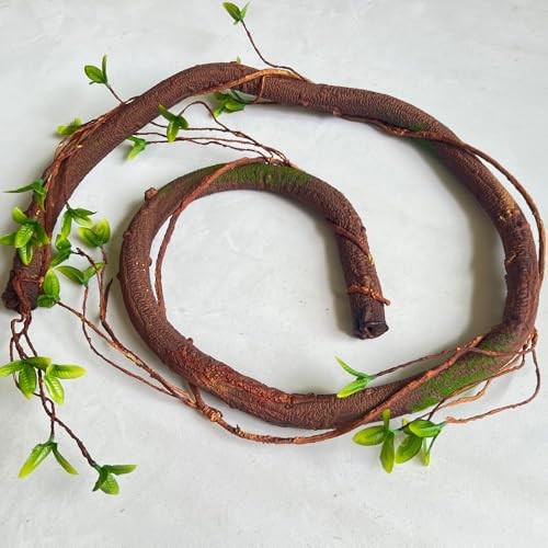 Bendable Artificial Tree Trunk Twigs Cane Climbing Vine Branches Largre 6Ft