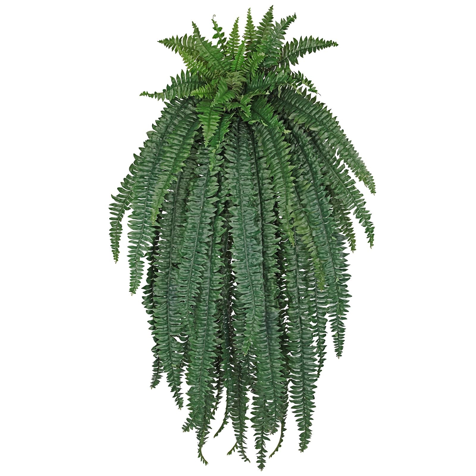 GnFlus Artificial Boston Fern 57 Inch Faux Fern with 59 Fronds, Realistic Fer…