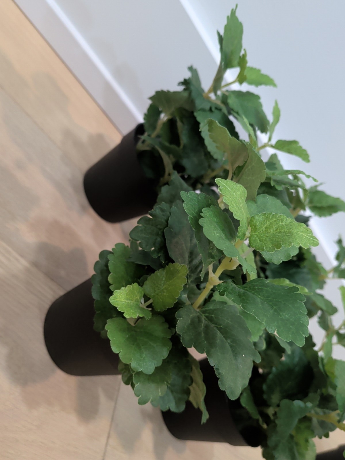 SET LOT OF 4 IKEA FEJKA Artificial Faux Fake Potted Plants Herb 302.341.68