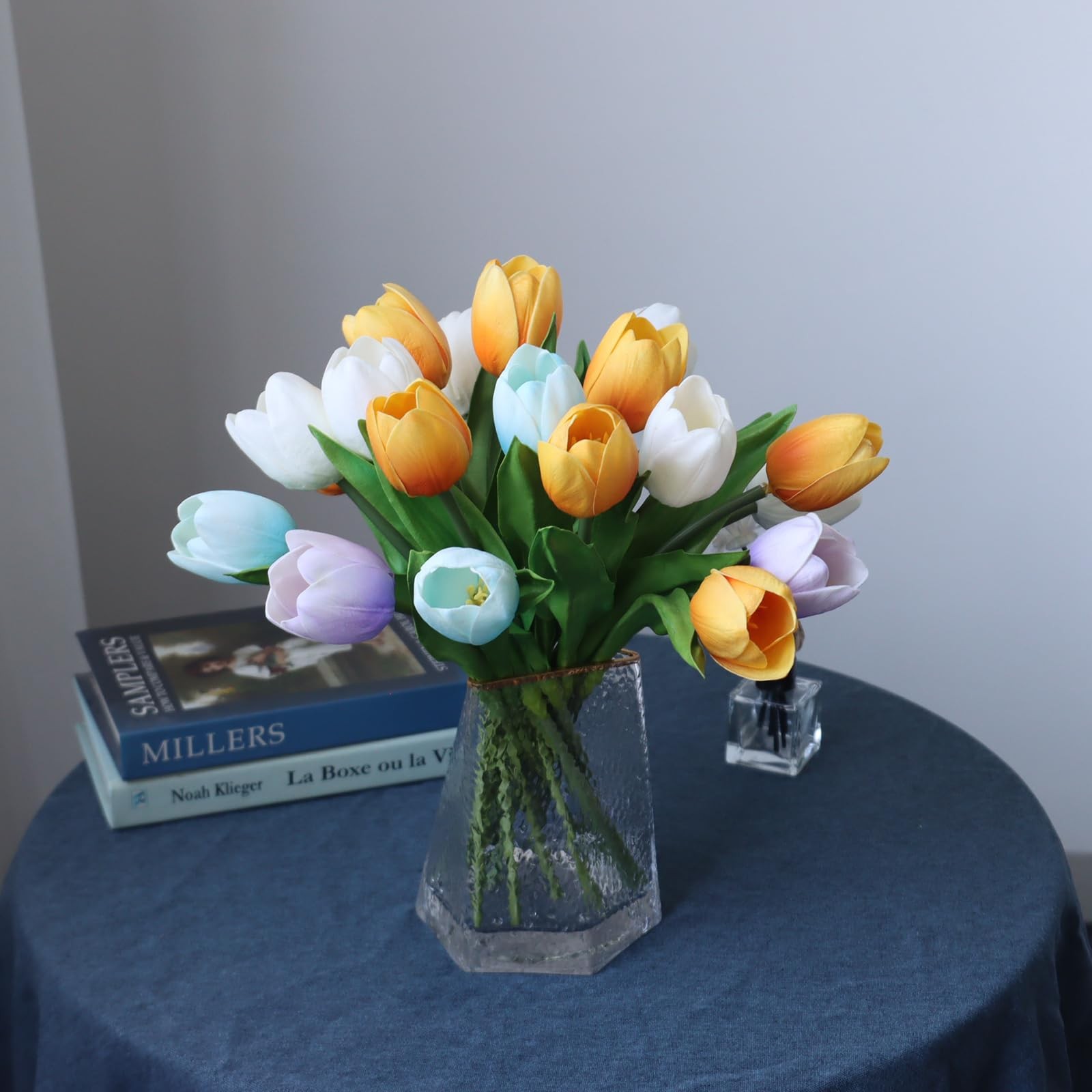 11 Pcs Summer Color Artificial Tulip Flower Home Kitchen Wedding Decor Set