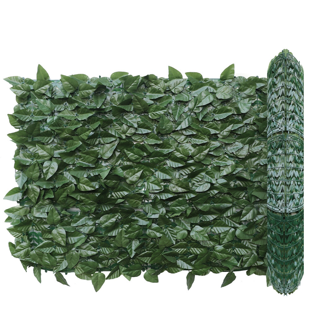 3/4/6 ft Artificial Faux Ivy Laurel Leaf Fence Privacy Screen Wall Plant Decor