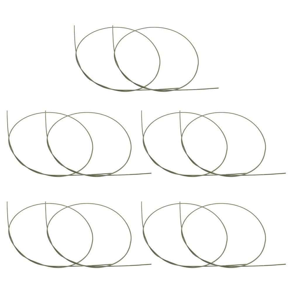 10Pcs Flexible Artificial Grass Stems Durable for Wedding DIY and Model Making