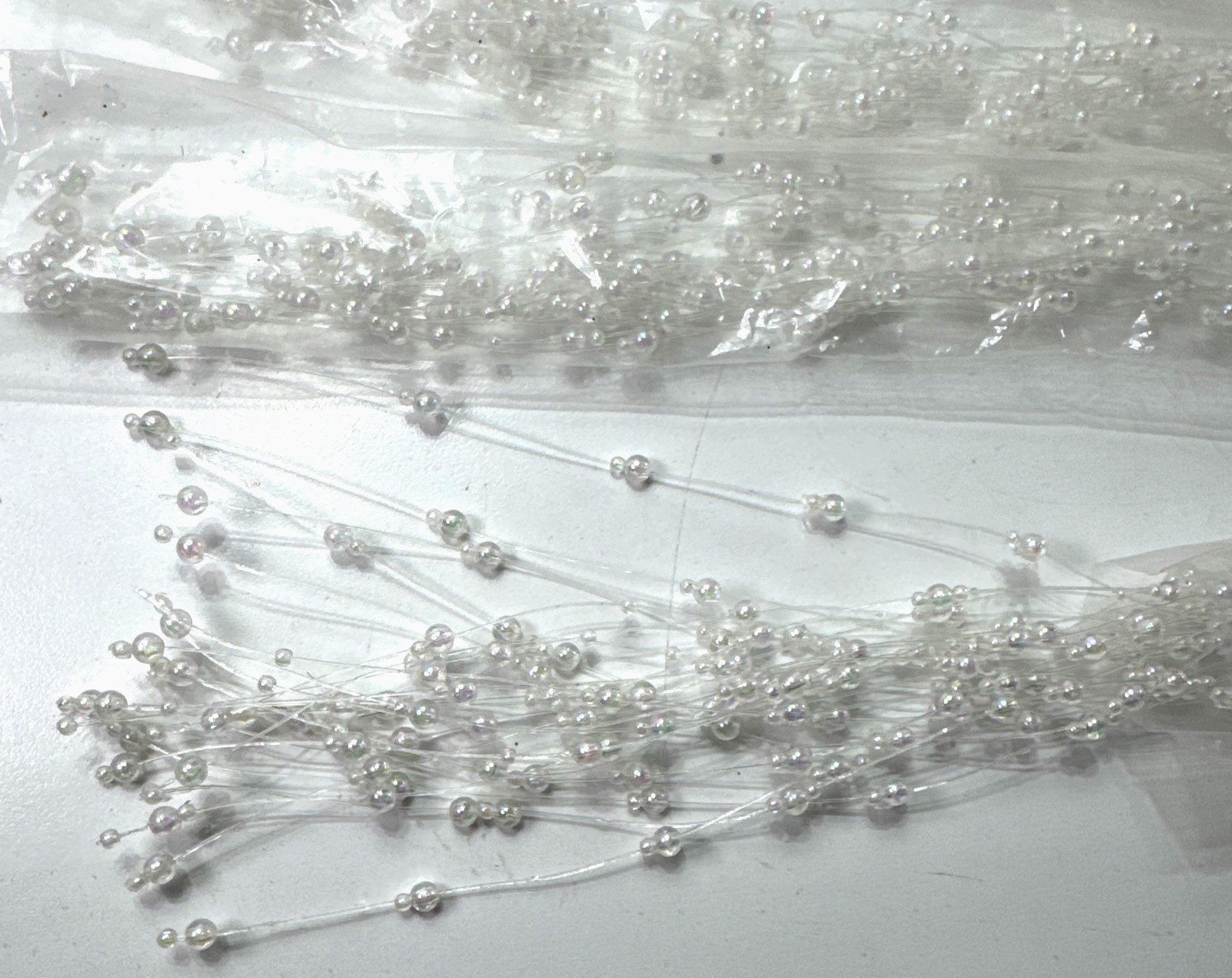 9X NOS 2004Clear Acrylic Crystal Beaded 30″ Branches Drop Wedding Decor