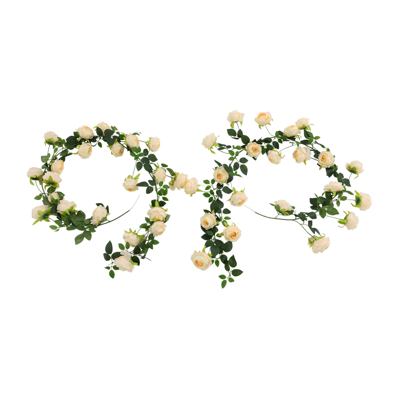 Artificial Flower Garlands Champagne Color Flower Vine Garden Wedding Decoration