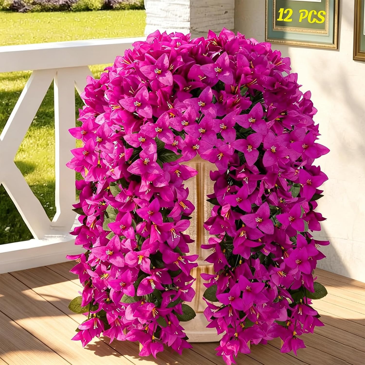 Versatile Artificial Fuchsia Bougainvillea Bundle