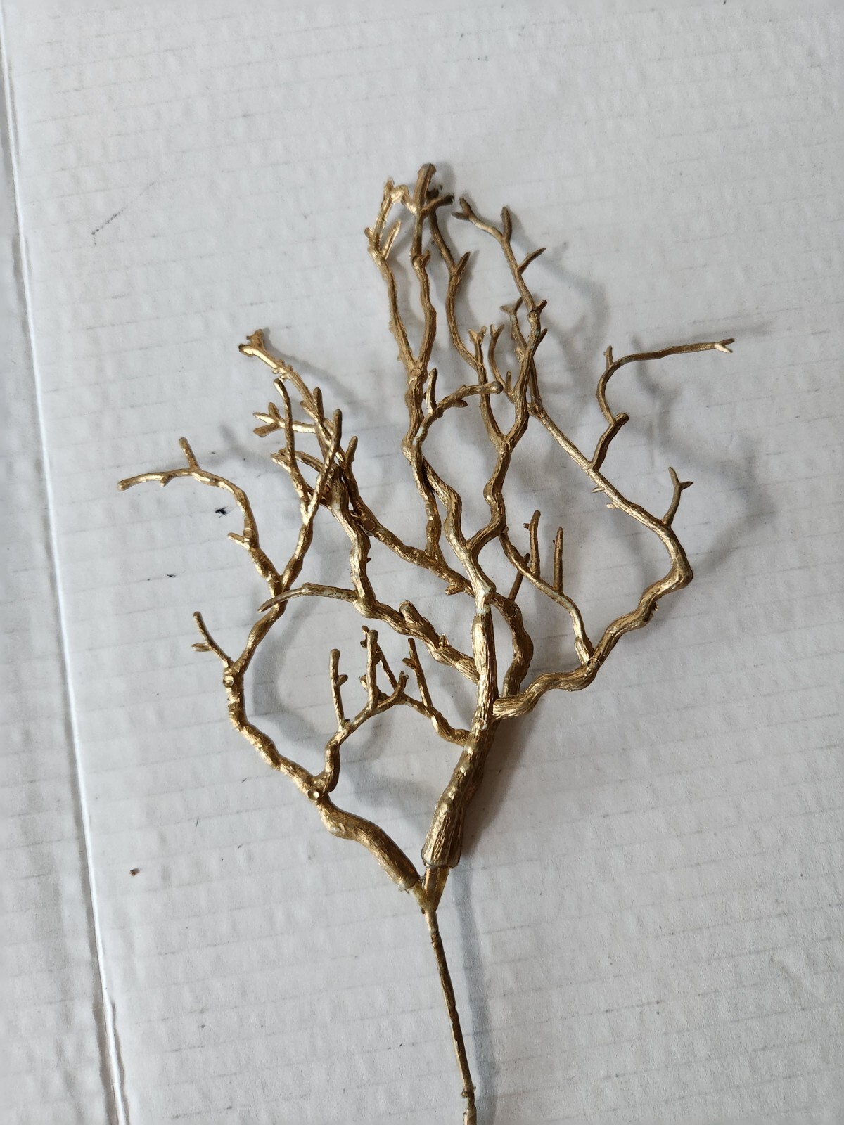 Gold Coral Twig Floral Arrangement Spikes DIY Centerpiece Bouquet Craft Supply