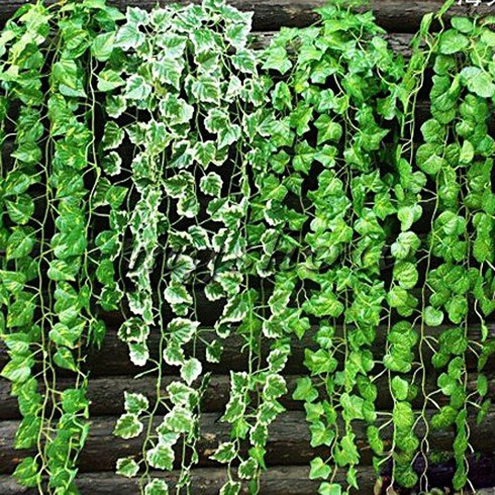 6/12PCS Fake Ivy Leaves Artificial Greenery Vines Plants for Room Decor Garland
