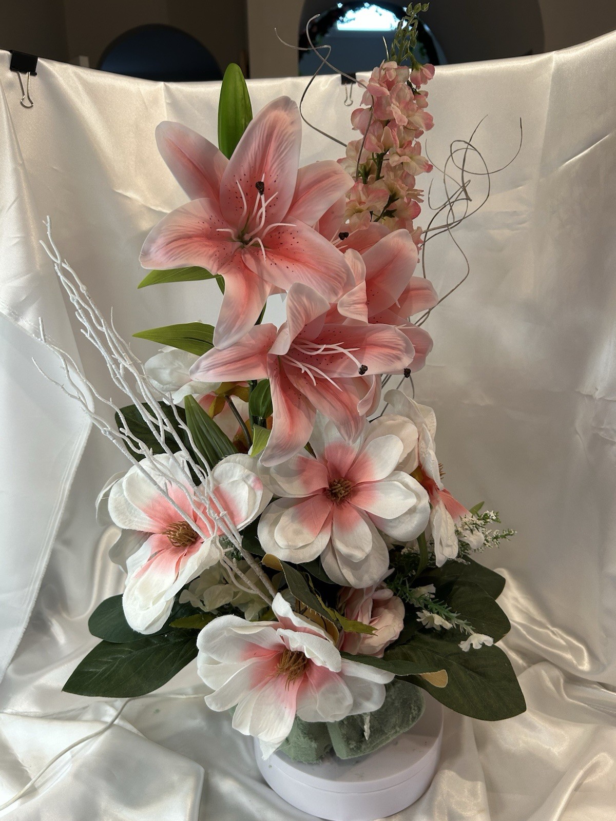 Magnolias, Lillies And Snapdragons