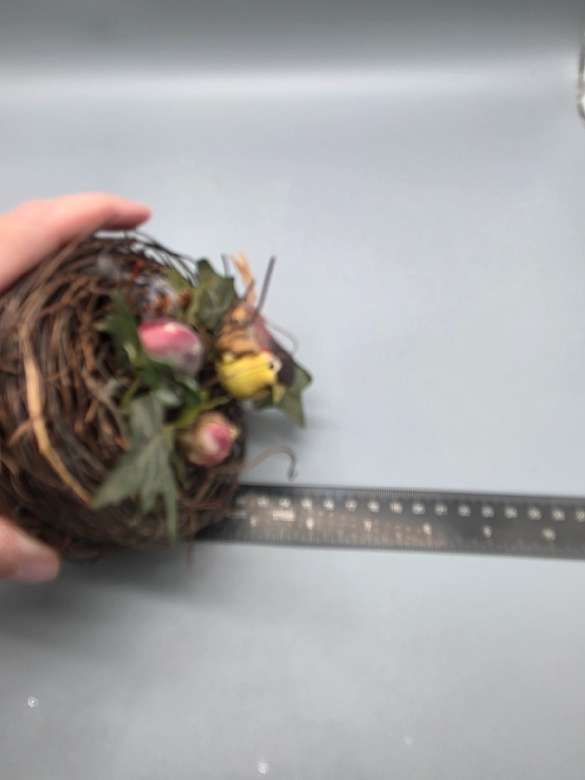 5″ Bird Nest Floral for decorative purposes