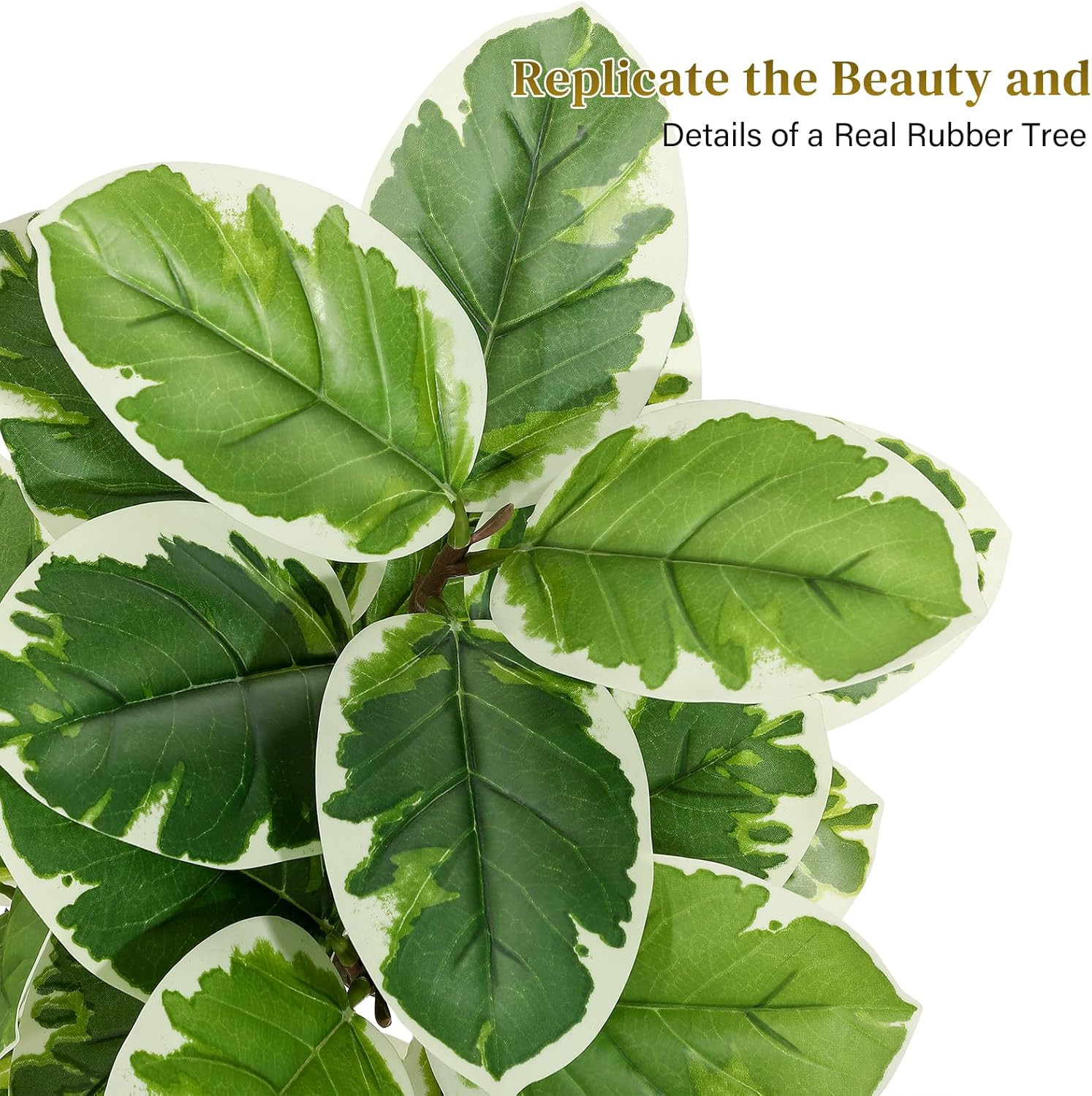 7FT Fiddle Leaf Fig Tree – Realistic Faux Indoor Plant with Planter & Pebbles