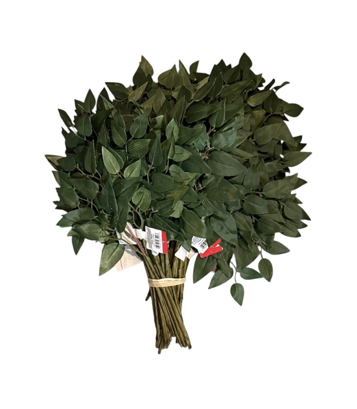 Green Artificial Leaves Stem Plastic Flower Cemetery Leaf Picks Home Over 175 Pc