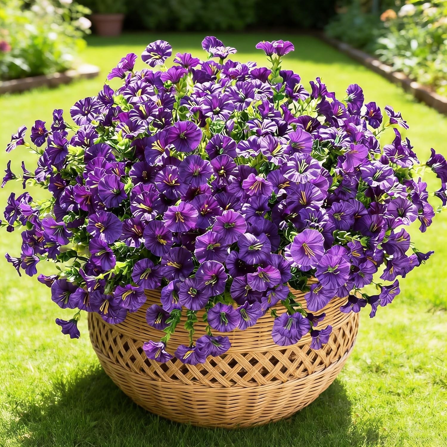 Zero Maintenance 12 Bundles Faux Flowers – Perfect for Spring and Summer Style