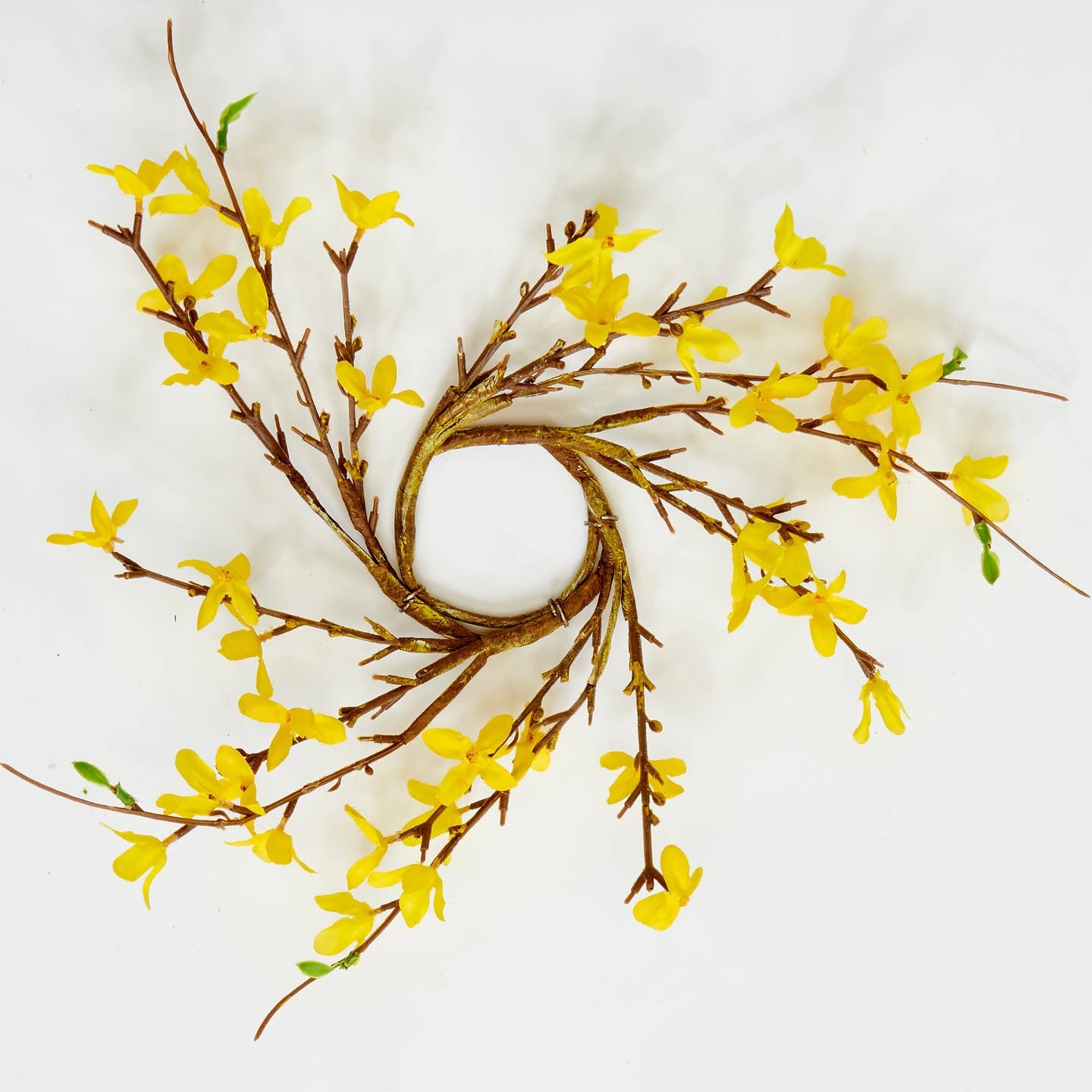 Farmhouse Spring 3.25″ Forsythia Candle Ring