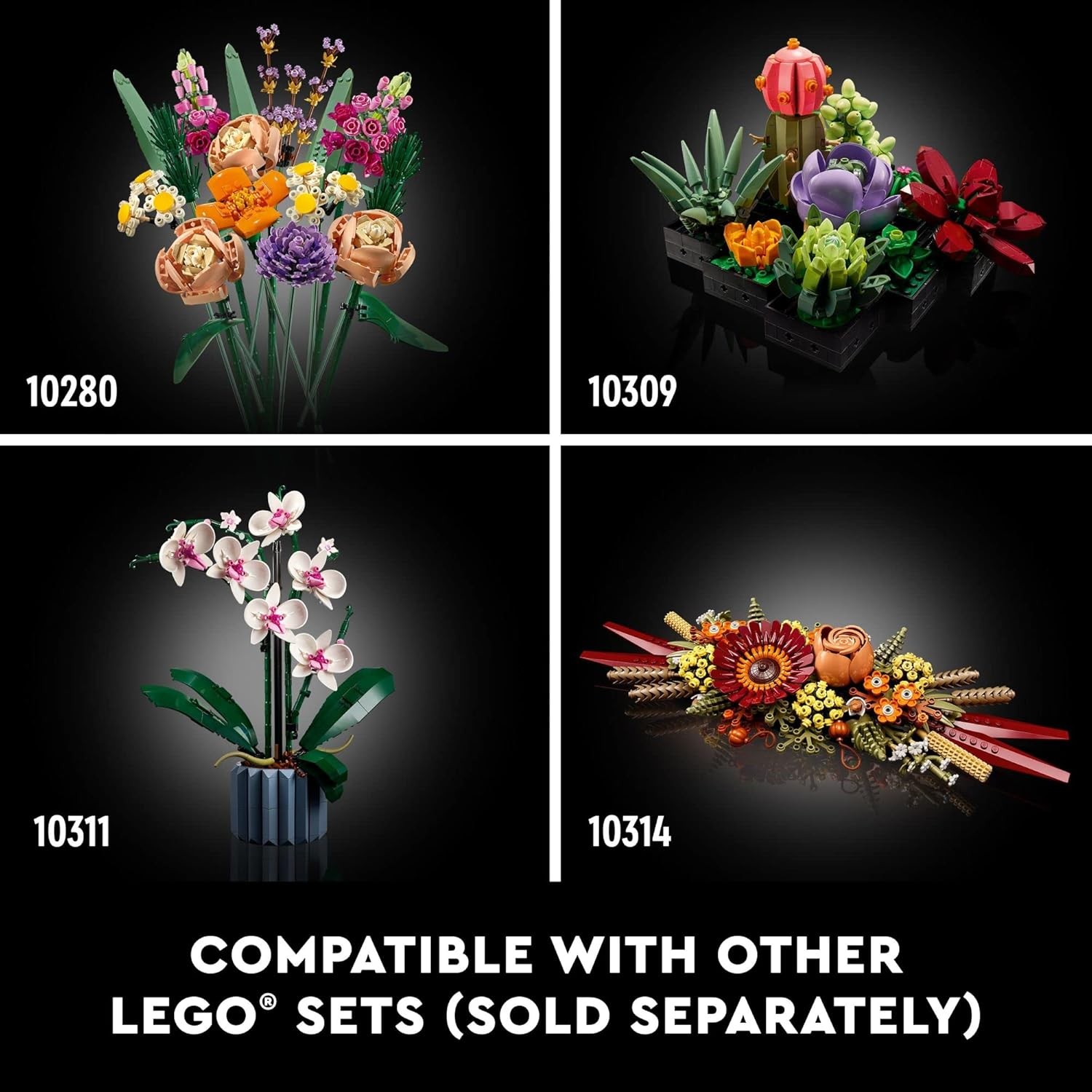 Botanicals Artificial Wildflower Bouquet – Fake Indoor Flowers Building…